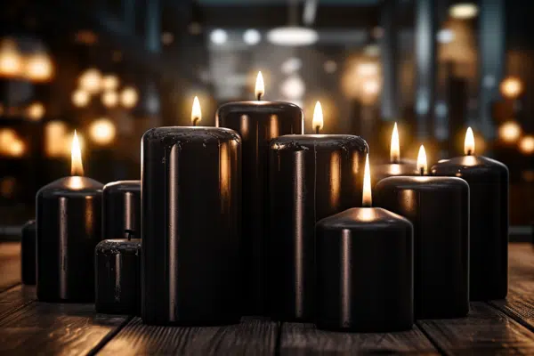 Bougies noires : signification et utilisation en décoration et rituels