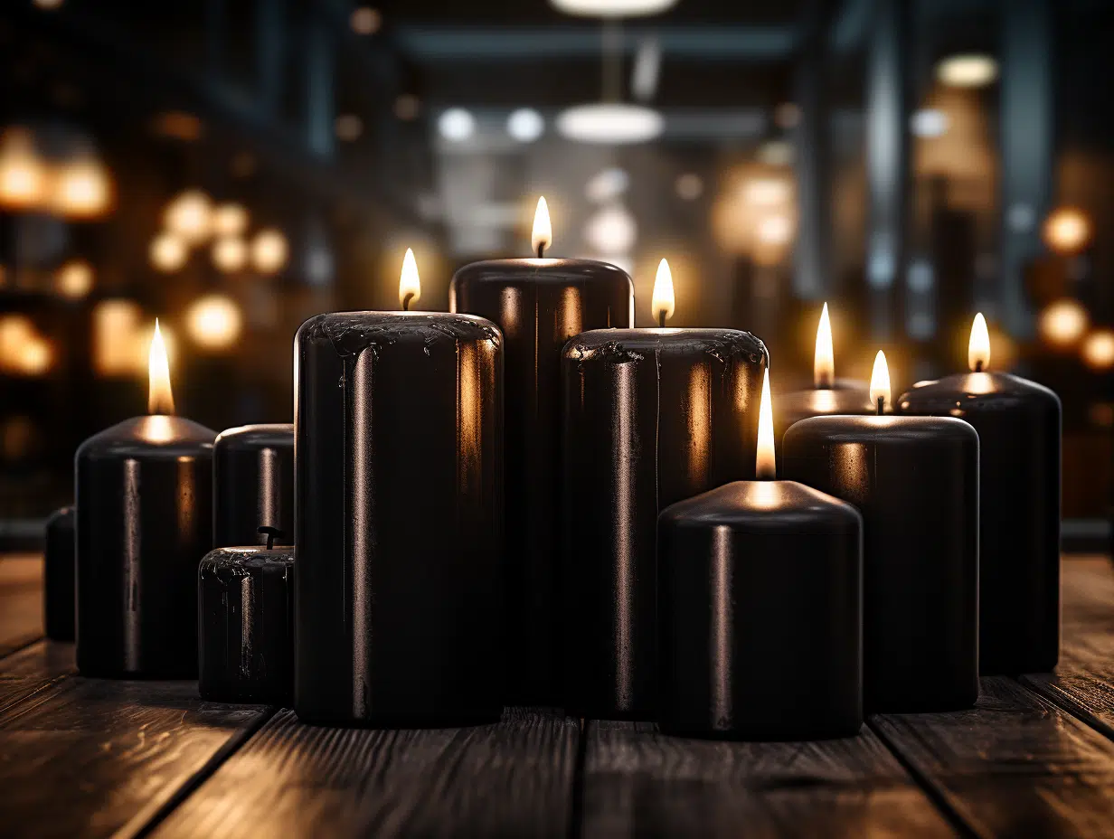 Bougies noires : signification et utilisation en décoration et rituels