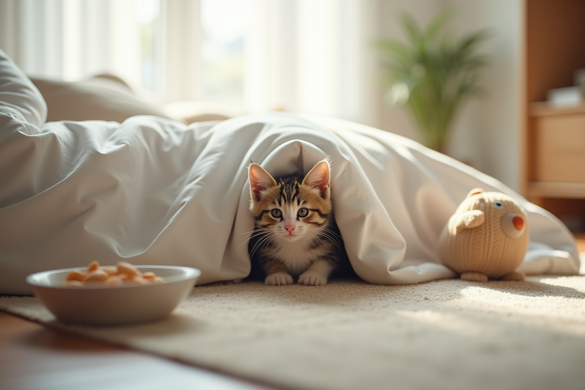 chaton maison