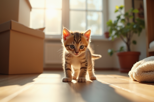 Chaton : Combien de temps pour s’habituer à une nouvelle maison ?
