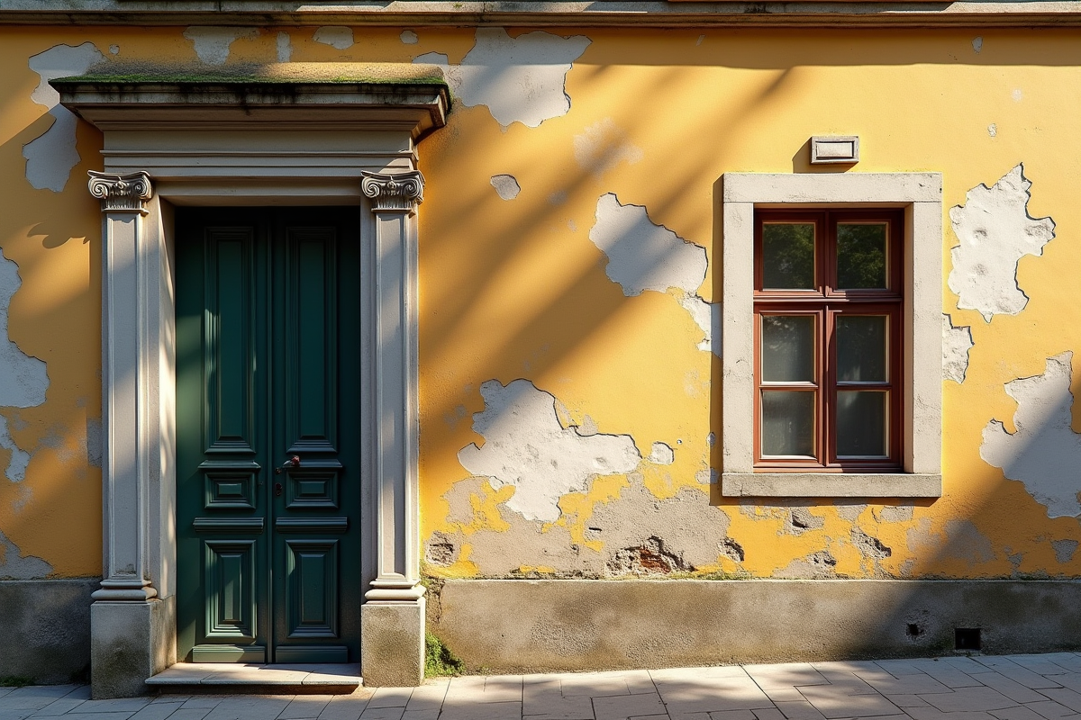 façade enduite