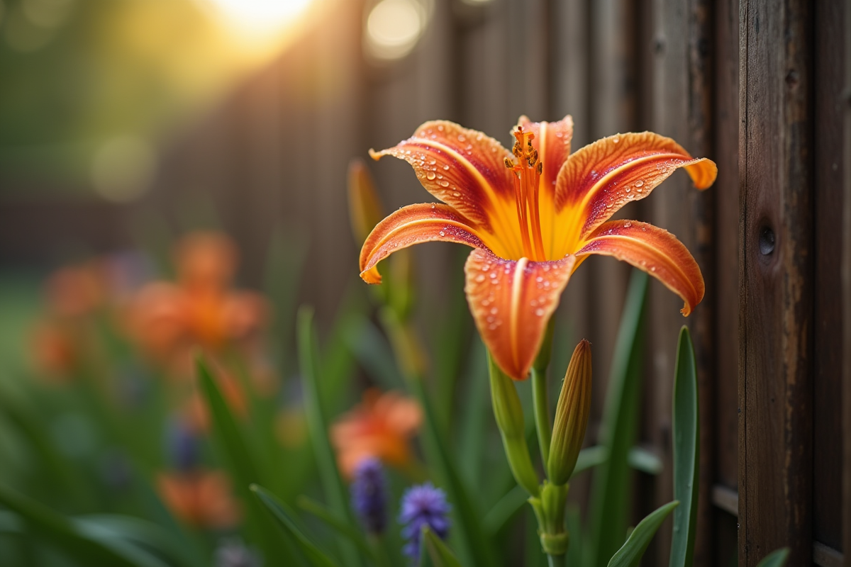 fleurs colorées